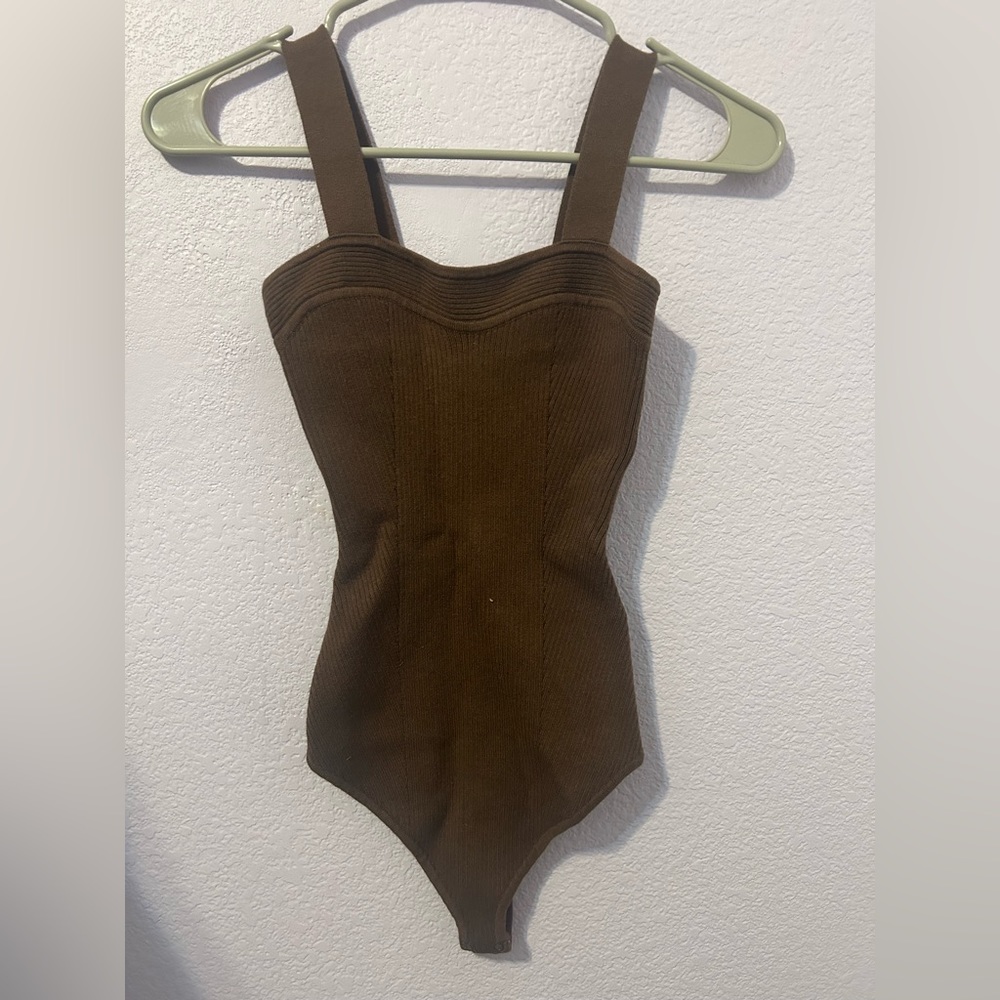 Abercrombie & Fitch Sweater Sweetheart Bodysuit